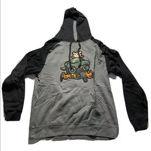 Overwatch Mens Tank Hero Hammond Hamster Wrecking Ball Hoodie New L